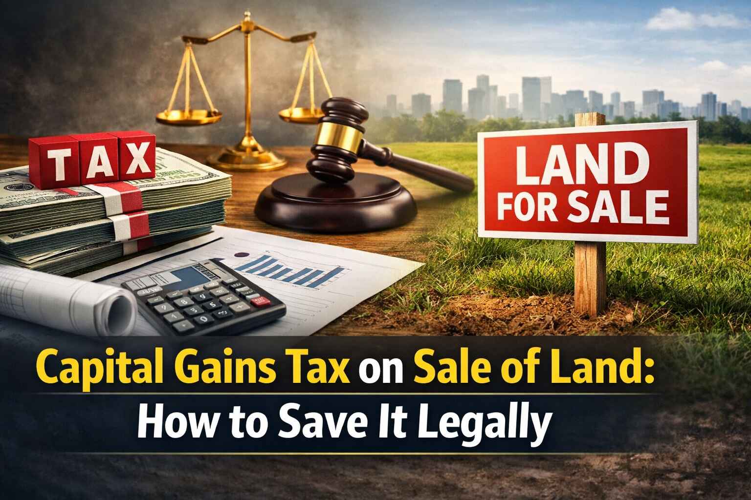 Save Capital Gains Tax on Land Sale: All Exemptions